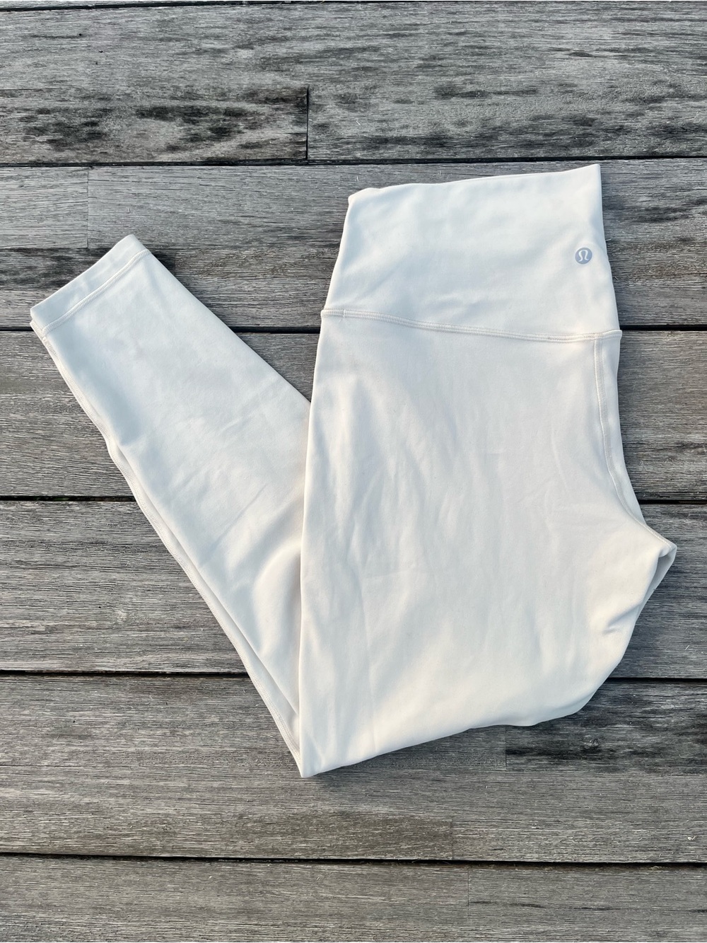 lululemon athletica Cream High-Waist Leggings
